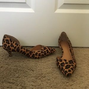 J. Crew Leopard Heels